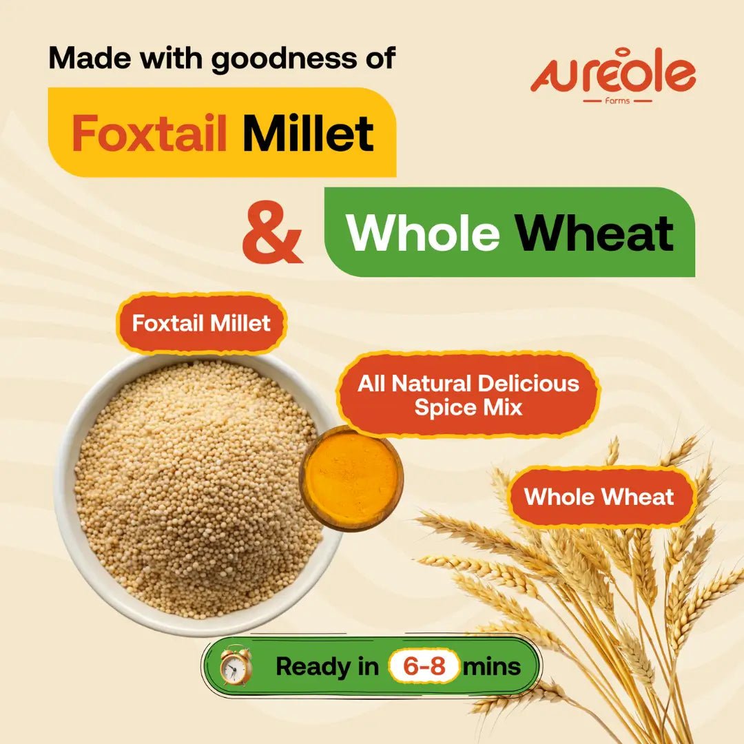 High Protein Instant Foxtail Millet Noodles for Kids & Adults | Low Calorie