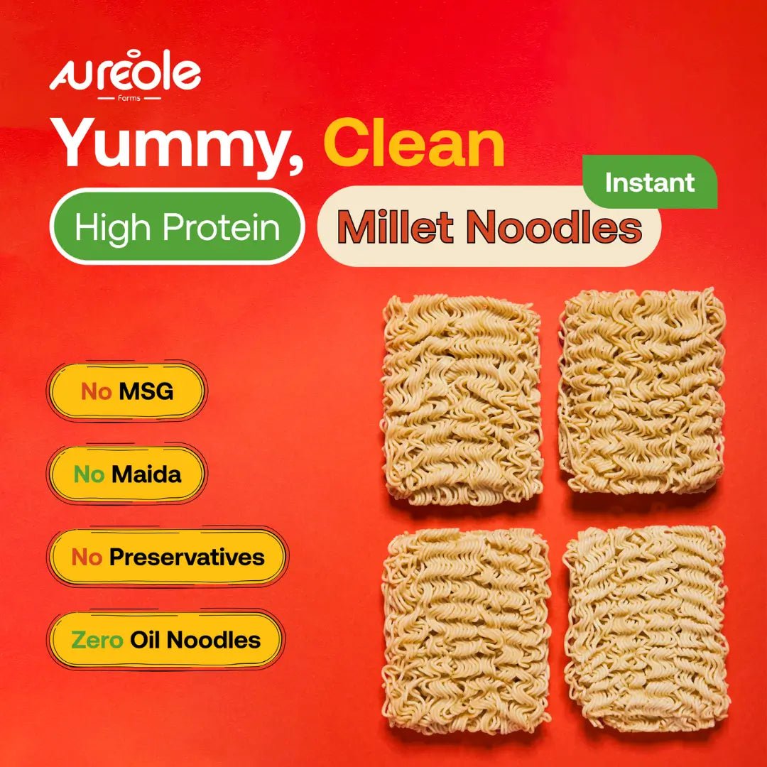 High Protein Instant Foxtail Millet Noodles for Kids & Adults | Low Calorie