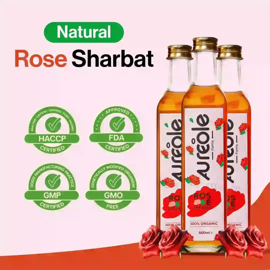 rose milk sharbat