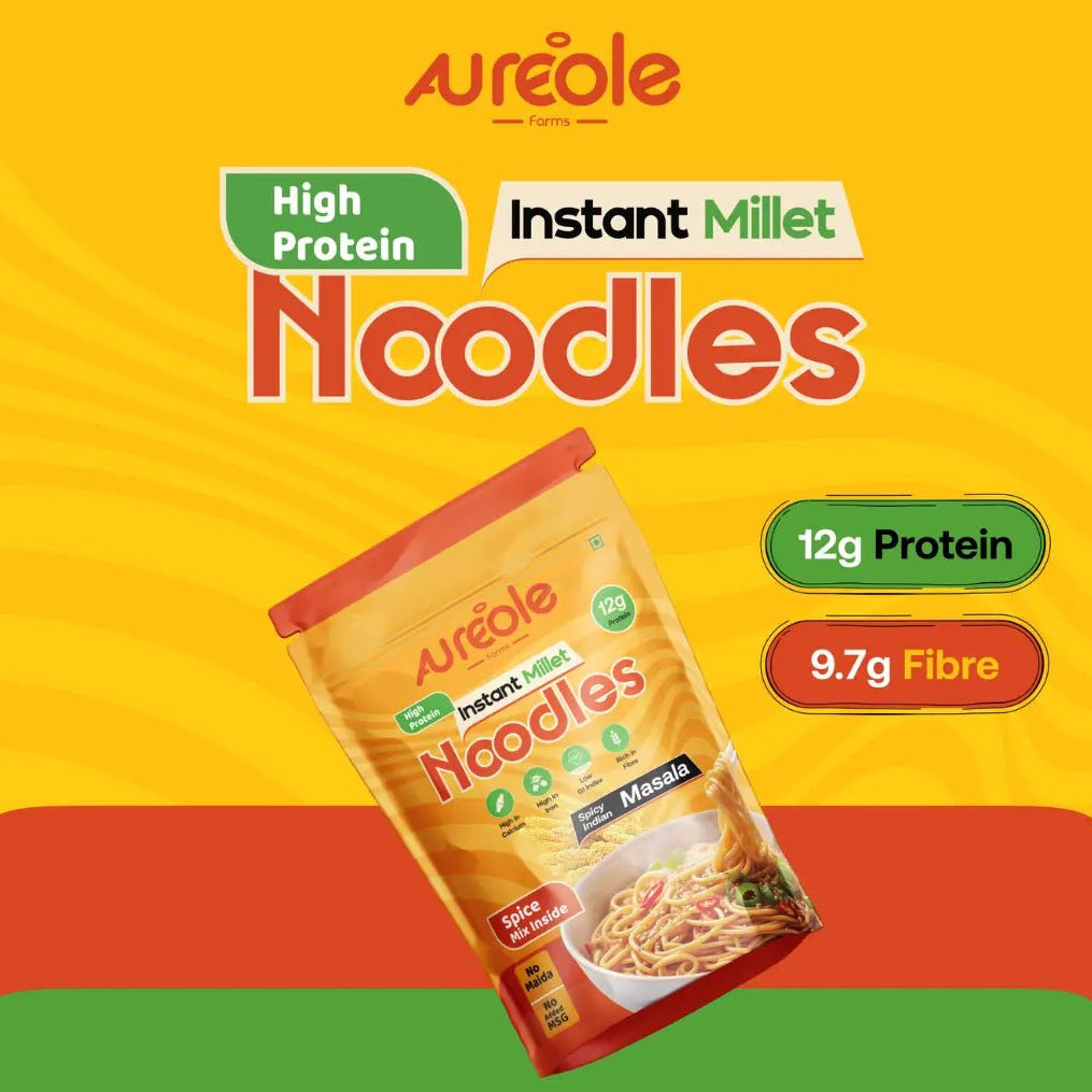 High Protein Instant Foxtail Millet Noodles for Kids & Adults | Low Calorie