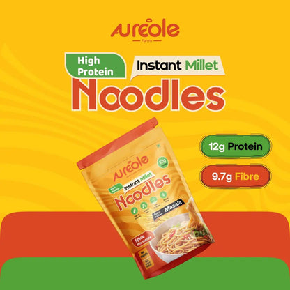 High Protein Instant Foxtail Millet Noodles for Kids & Adults | Low Calorie | No Maida, Zero Preservatives, Zero Oil & No MSG