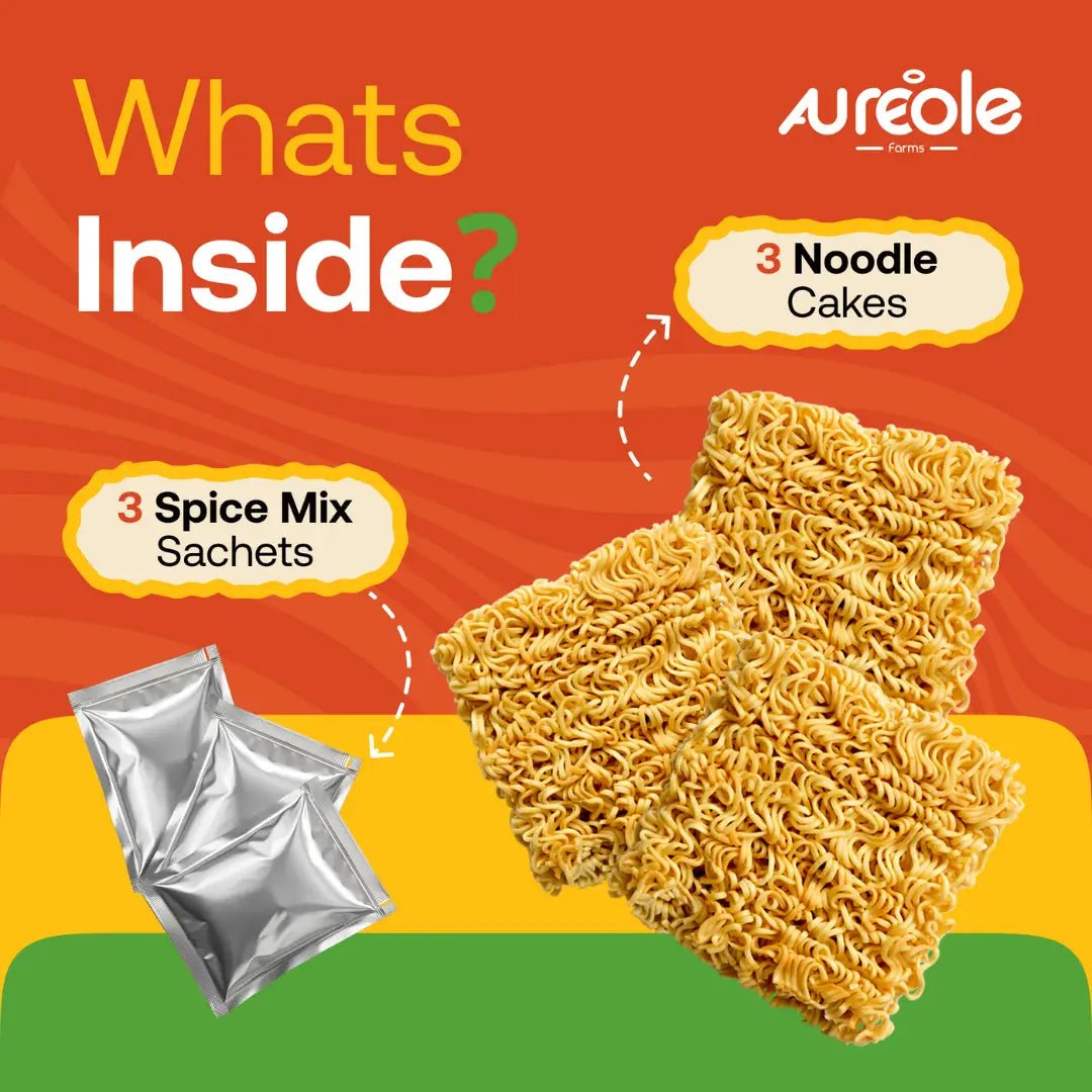 High Protein Instant Foxtail Millet Noodles for Kids & Adults | Low Calorie | No Maida, Zero Preservatives, Zero Oil & No MSG