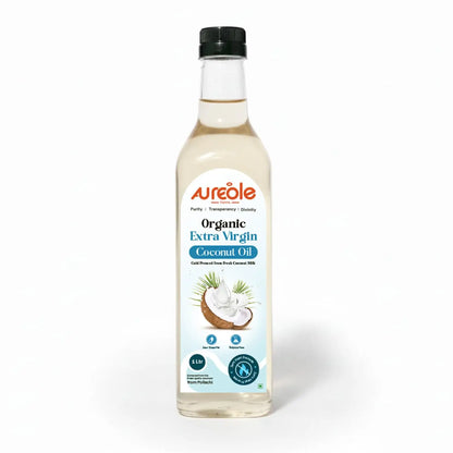 Organic Extra Virgin Coconut Oil Cold Pressed for Cooking, Hair Growth, Skin & Baby Massage